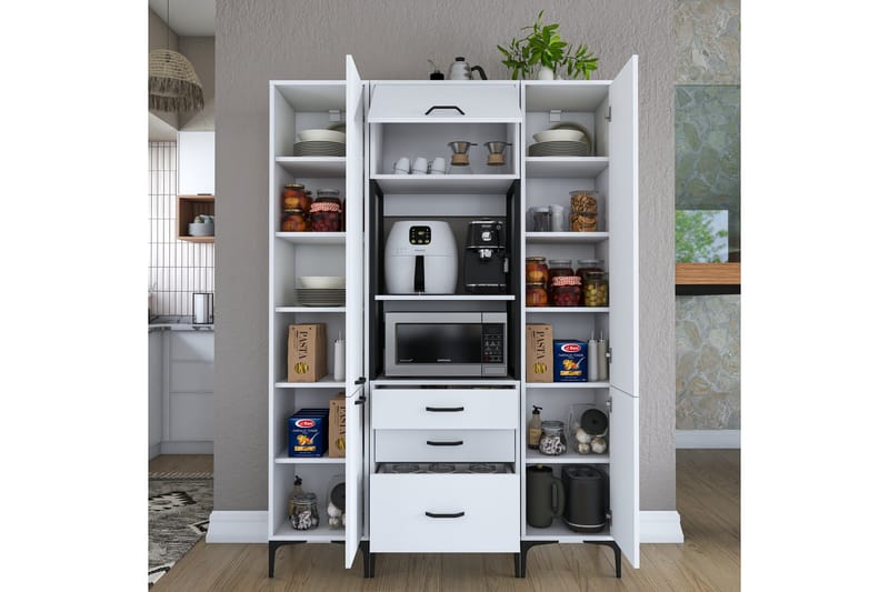 Eligius Högskåp - Vit - Förvaring - Skåp - Förvaringsskåp