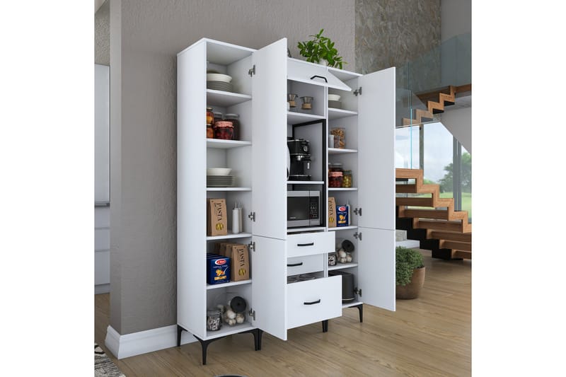 Eligius Högskåp - Vit - Förvaring - Skåp - Förvaringsskåp