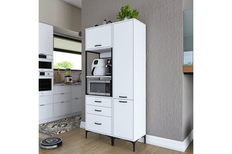 Eligius Högskåp - Vit - Förvaring - Skåp - Förvaringsskåp