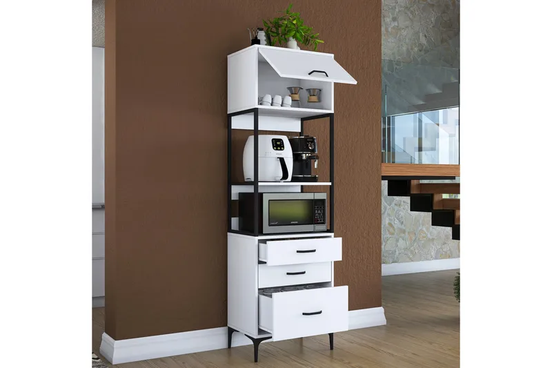 Eligius Högskåp - Vit - Förvaring - Skåp - Förvaringsskåp