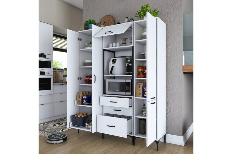 Eligius Högskåp - Vit - Förvaring - Skåp - Förvaringsskåp