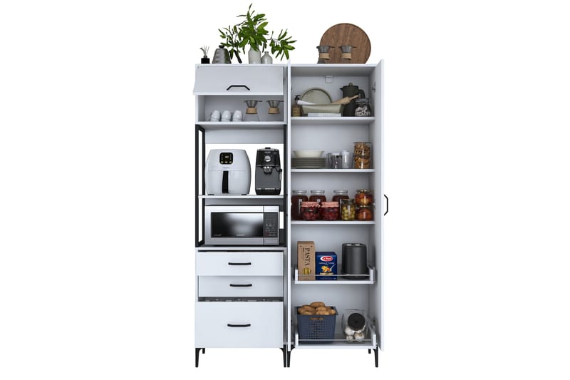 Eligius Högskåp - Vit - Förvaring - Skåp - Förvaringsskåp