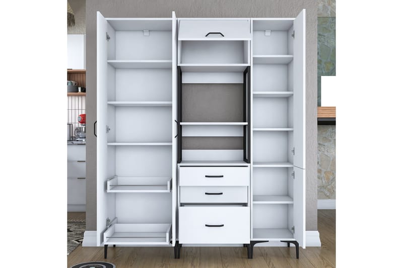 Eligius Högskåp - Vit - Förvaring - Skåp - Förvaringsskåp