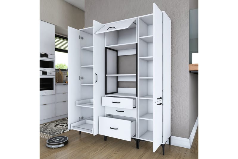 Eligius Högskåp - Vit - Förvaring - Skåp - Förvaringsskåp