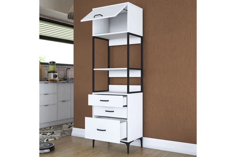 Eligius Högskåp - Vit - Förvaring - Skåp - Förvaringsskåp