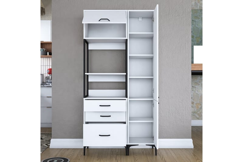 Eligius Högskåp - Vit - Förvaring - Skåp - Förvaringsskåp