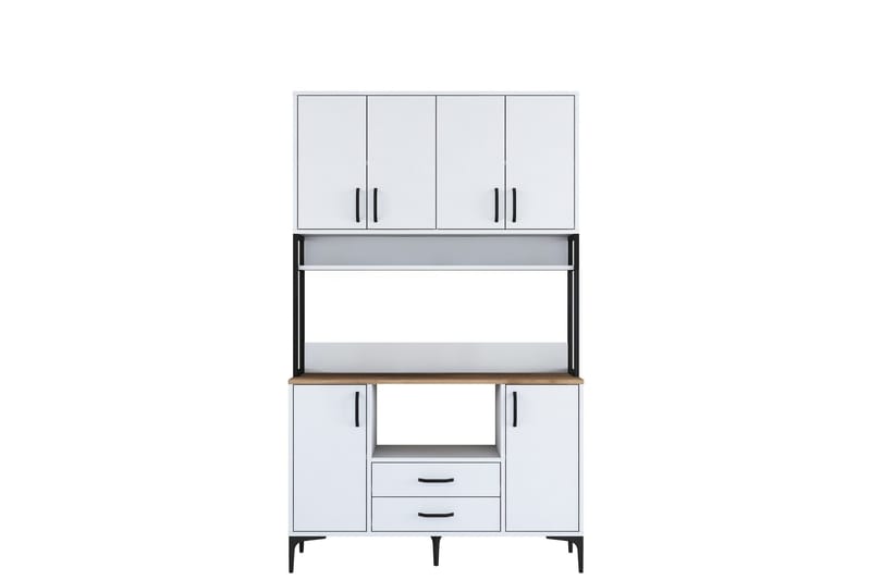 Eligius Högskåp, Vit/Valnöt