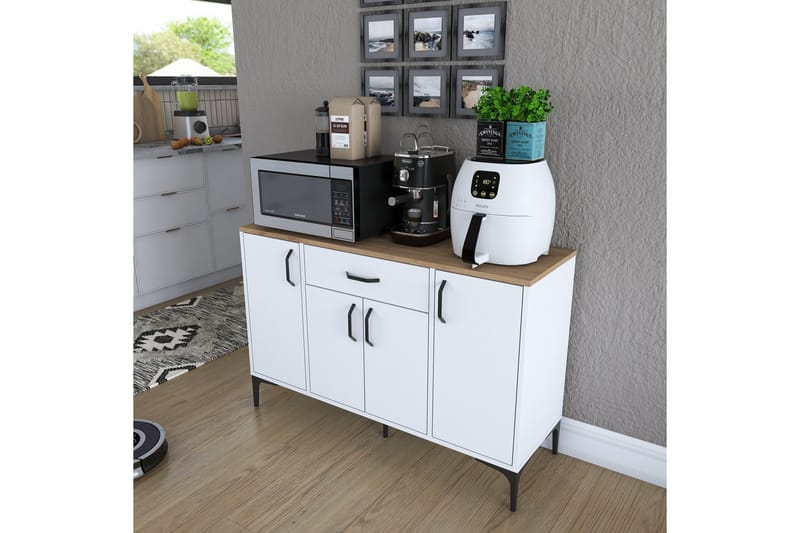 Eligius Underskåp - Vit/Valnöt - Förvaring - Skåp - Förvaringsskåp