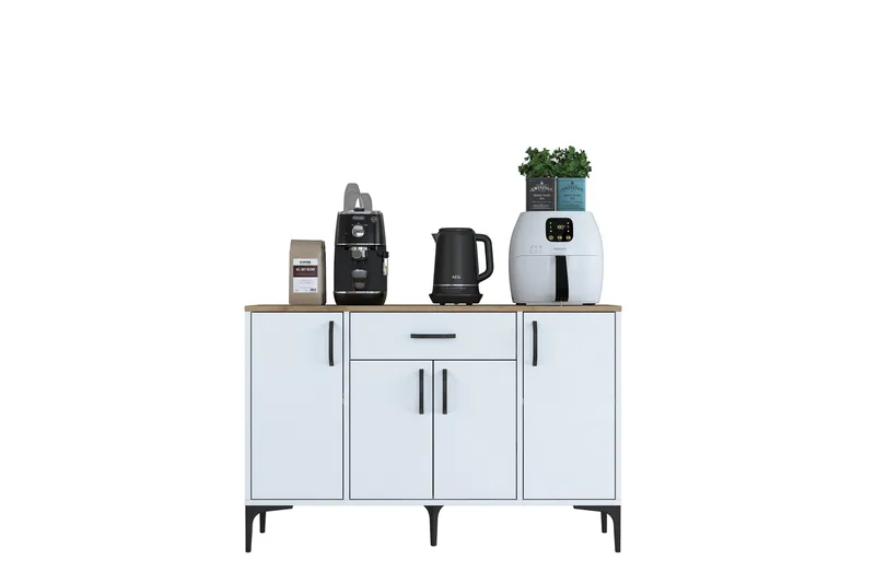 Eligius Underskåp - Vit/Valnöt - Förvaring - Skåp - Förvaringsskåp