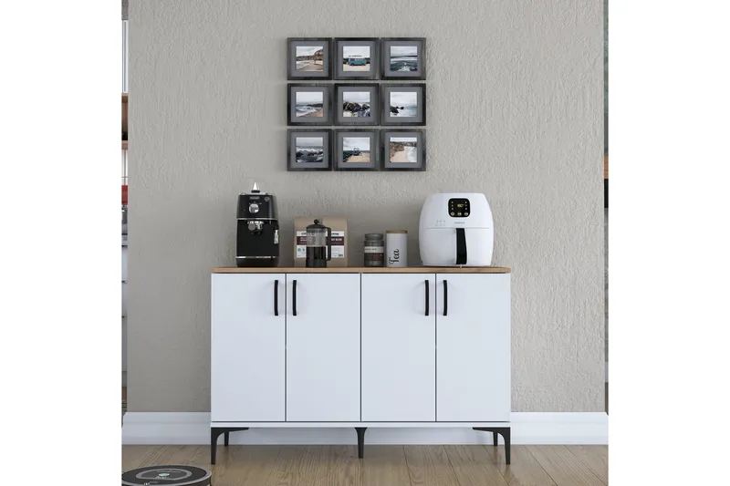 Eligius Underskåp - Vit/Valnöt - Förvaring - Skåp - Förvaringsskåp