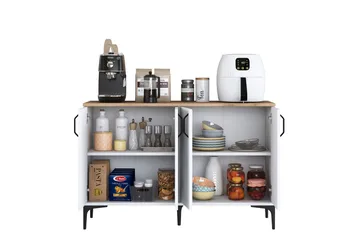 Eligius Underskåp - Vit/Valnöt - Förvaring - Skåp - Förvaringsskåp