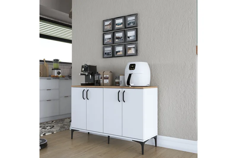 Eligius Underskåp - Vit/Valnöt - Förvaring - Skåp - Förvaringsskåp