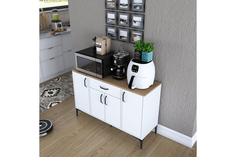 Eligius Underskåp - Vit/Valnöt - Förvaring - Skåp - Förvaringsskåp