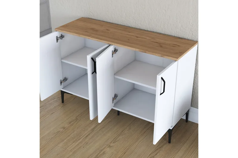 Eligius Underskåp - Vit/Valnöt - Förvaring - Skåp - Förvaringsskåp