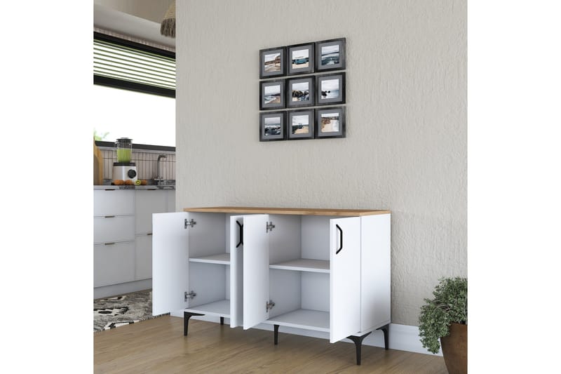 Eligius Underskåp - Vit/Valnöt - Förvaring - Skåp - Förvaringsskåp