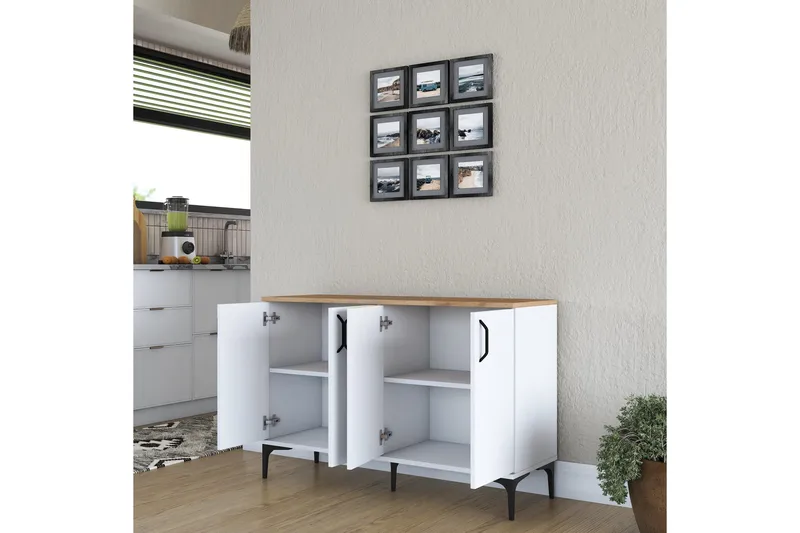 Eligius Underskåp - Vit/Valnöt - Förvaring - Skåp - Förvaringsskåp