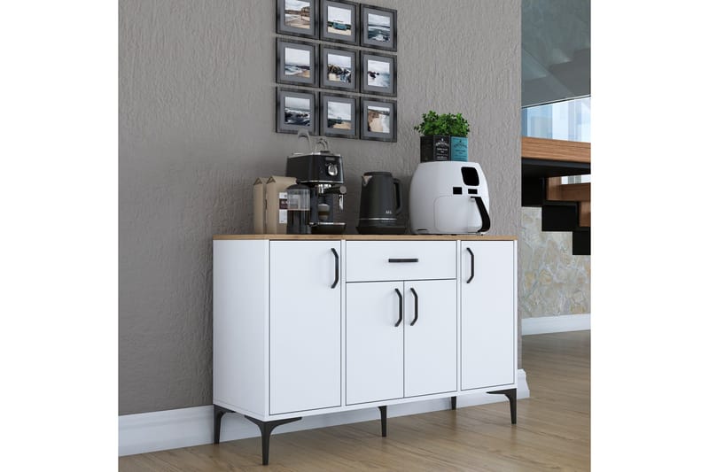 Eligius Underskåp - Vit/Valnöt - Förvaring - Skåp - Förvaringsskåp