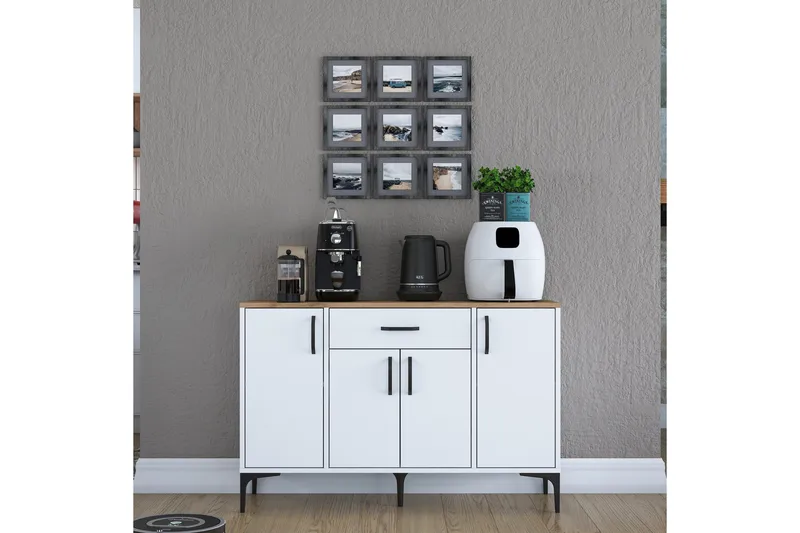 Eligius Underskåp - Vit/Valnöt - Förvaring - Skåp - Förvaringsskåp