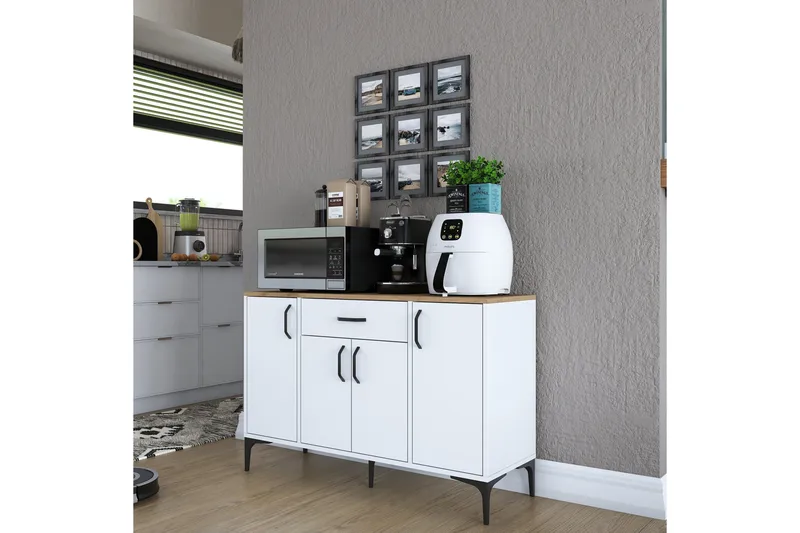 Eligius Underskåp - Vit/Valnöt - Förvaring - Skåp - Förvaringsskåp