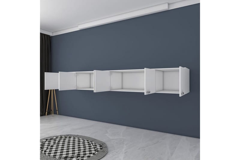 Ervon Väggskiva 243x243 cm - Vit - Förvaring - Skåp - Förvaringsskåp