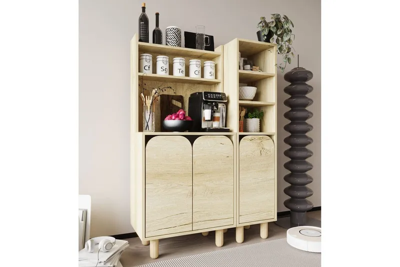 Estra Highboard - Brun - Förvaring - Skåp - Förvaringsskåp