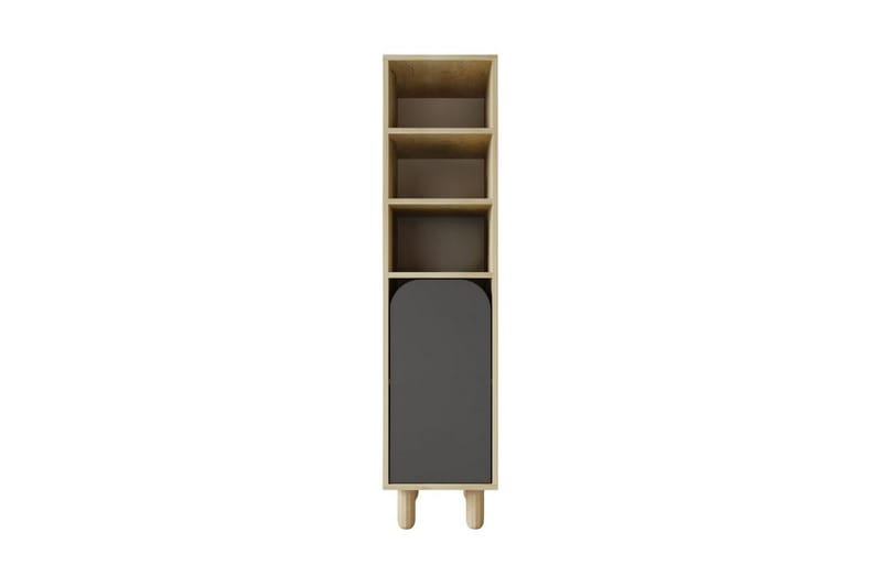 Estra Highboard, Brun/Antracit
