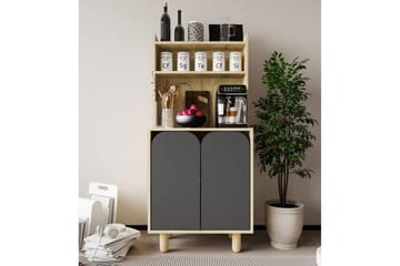 Estra Highboard - Brun/Antracit - Förvaring - Skåp - Förvaringsskåp