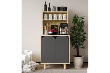 Estra Highboard - Brun/Antracit - Förvaring - Skåp - Förvaringsskåp