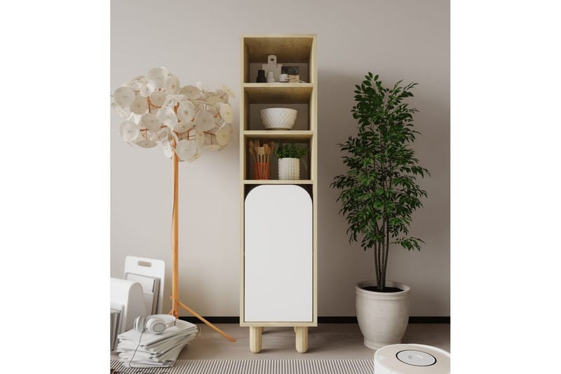 Estra Highboard - Brun/Vit - Förvaring - Skåp - Förvaringsskåp