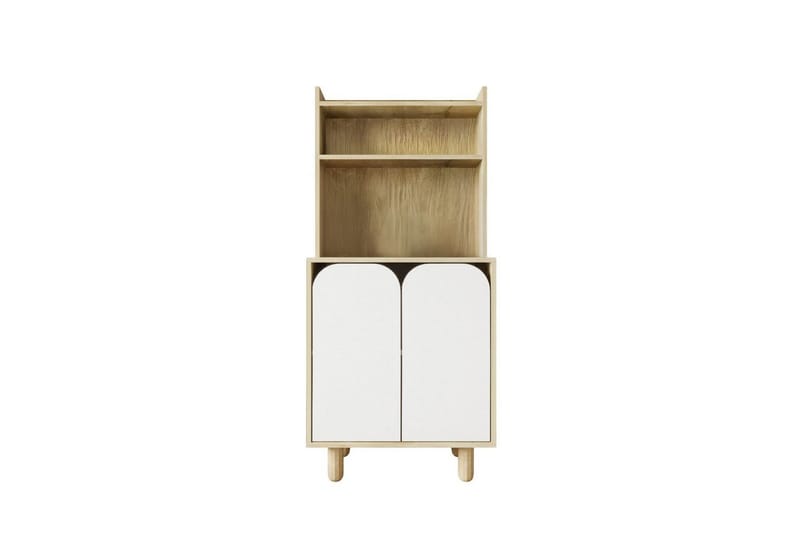 Estra Highboard, Brun/Vit