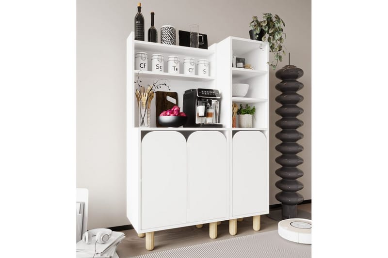 Estra Highboard - Vit - Förvaring - Skåp - Förvaringsskåp