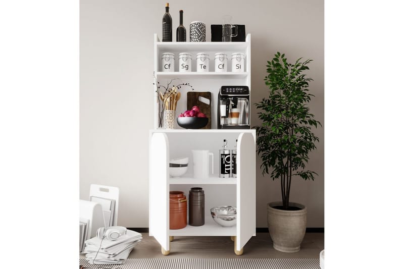 Estra Highboard - Vit - Förvaring - Skåp - Förvaringsskåp