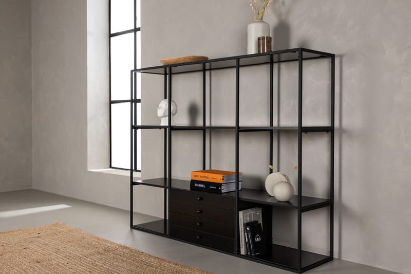 Amarillo Skåpsbyrå 120 cm - Svart - Förvaring - Skåp - Förvaringsskåp