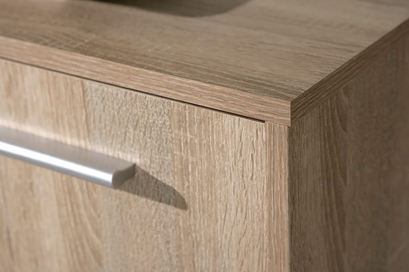 Aragon Skåp 77 cm Hög - Vit/Ljus Ek - Förvaring - Skåp - Förvaringsskåp