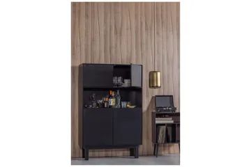 Arteksio Highboard 40x100 cm - Svart - Förvaring - Skåp - Förvaringsskåp