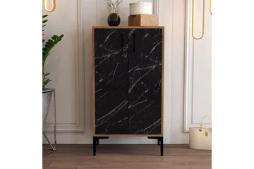 Babice Skoskåp 35x60 cm - Svart/Valnöt - Förvaring - Skåp - Förvaringsskåp