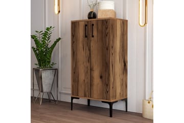 Babice Skoskåp 35x60 cm - Valnöt - Förvaring - Skåp - Förvaringsskåp