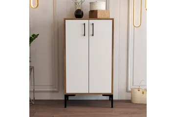 Babice Skoskåp 35x60 cm - Valnöt/Vit - Förvaring - Skåp - Förvaringsskåp