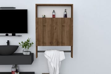 Badrumsskåp Butterworth 60 cm - Valnöt - Förvaring - Skåp - Förvaringsskåp