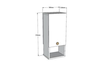 Badrumsskåp Vention 71 cm - Vit - Förvaring - Skåp - Förvaringsskåp