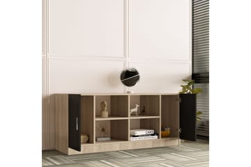 Barrock Highboard 46x140 cm - Natur/Svart - Förvaring - Skåp - Förvaringsskåp