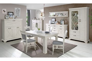 Barskåp Hareholme 123 cm - Vit - Förvaring - Skåp - Förvaringsskåp