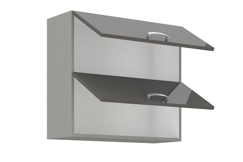 Bianco Väggskåp 80x31x71,5 cm - Svart/Grå/Vit - Förvaring - Skåp - Förvaringsskåp