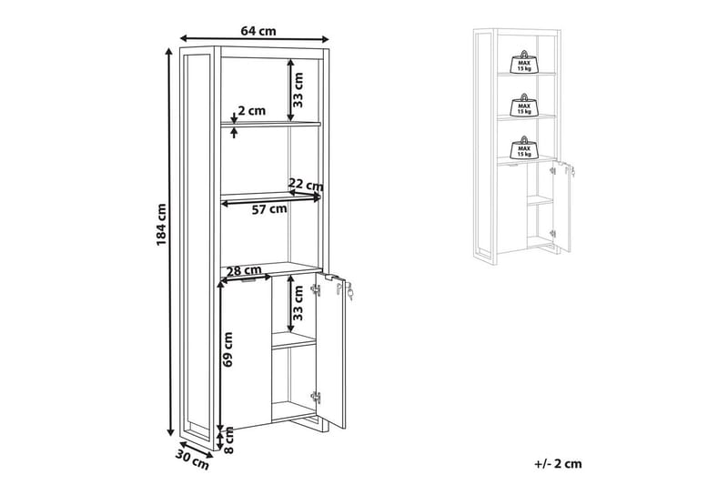 Bokhylla Johnson - Förvaring - Hylla - Bokhylla
