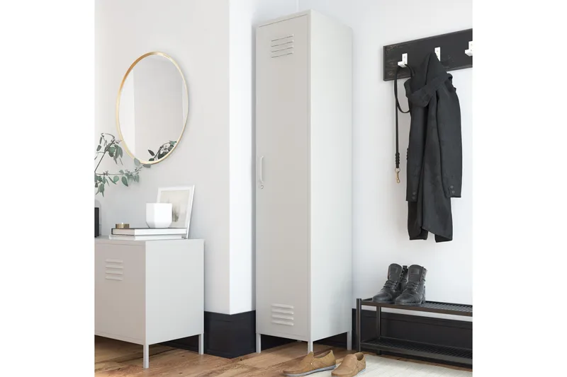 Bradford Highboard Ljusgrå - Dorel Home - Förvaring - Skåp - Förvaringsskåp