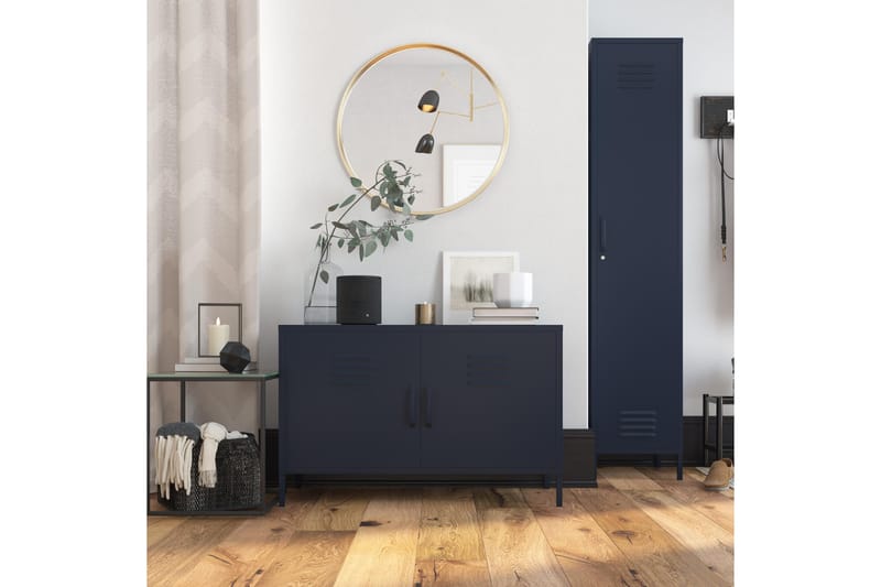 Bradford Highboard Mörkblå - Dorel Home - Förvaring - Skåp - Förvaringsskåp