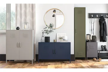 Bradford Highboard Mörkblå - Dorel Home - Förvaring - Skåp - Förvaringsskåp