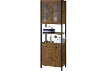 Brayden TV-skåp 60x180 cm - Brun/Svart - Förvaring - Skåp - Förvaringsskåp