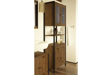 Brayden TV-skåp 60x180 cm - Brun/Svart - Förvaring - Skåp - Förvaringsskåp