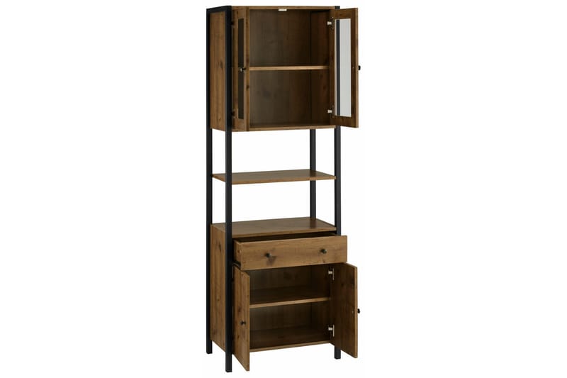 Brayden TV-skåp 60x180 cm - Brun/Svart - Förvaring - Skåp - Förvaringsskåp